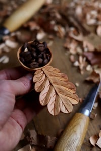 Image 9 of Oak Leaf~Coffee Scoop