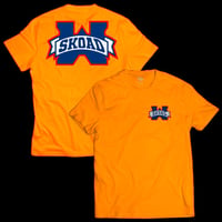 Image 1 of W-Skoad “Logo tee” Orange