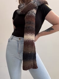 Image 1 of Brown wool scarf