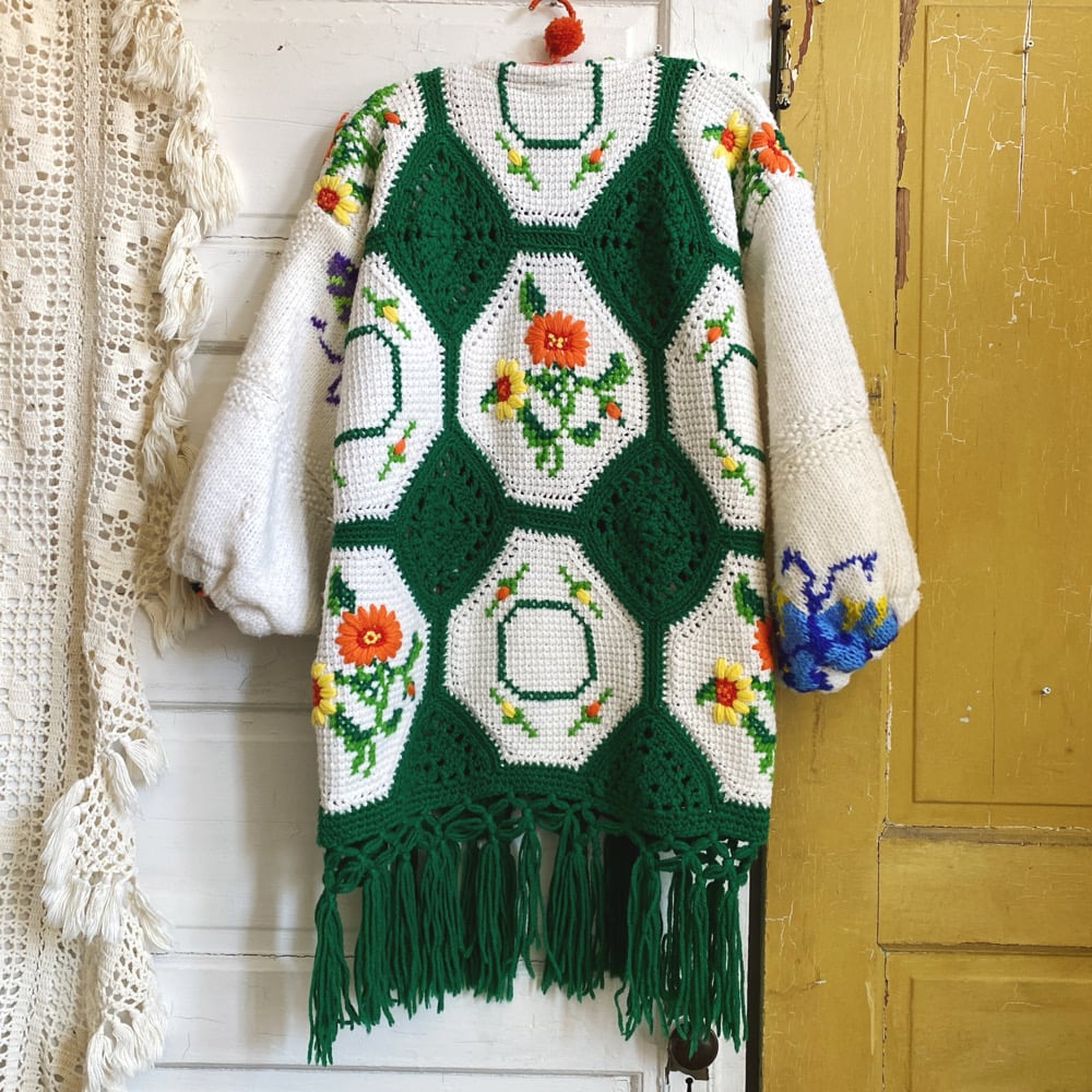 Image of Garden Window Granny Sweater