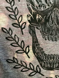 Image 5 of 'Wreath' - Halloween Collection - Custom Blockprint Bleach Tee