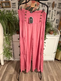 Image 1 of NWT wide leg boho pants 