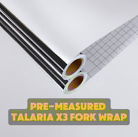 Image 1 of Chrome Vinyl Fork Wrap