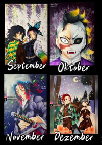 Image 5 of Demon Slayer Kalender 2025 | Motiv 2