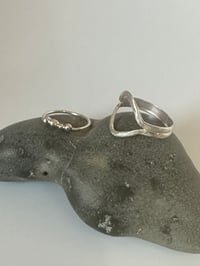 Image 4 of Silver Bubble Ring 4 bubbles