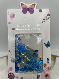 Image 4 of Nail art blue