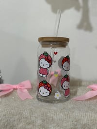 Image 1 of Strawberry Glass Cup