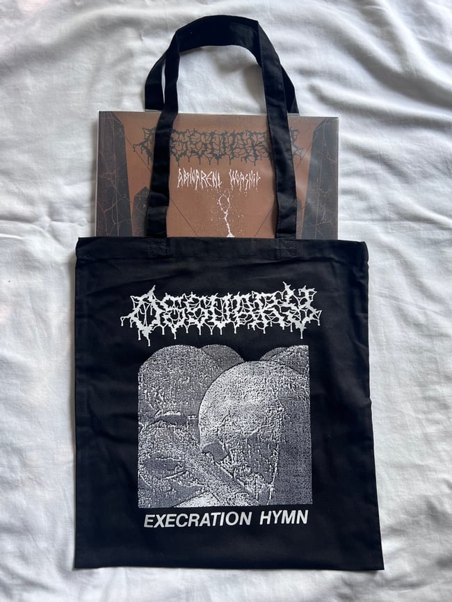 EXECRATION HYMN TOTE BAG