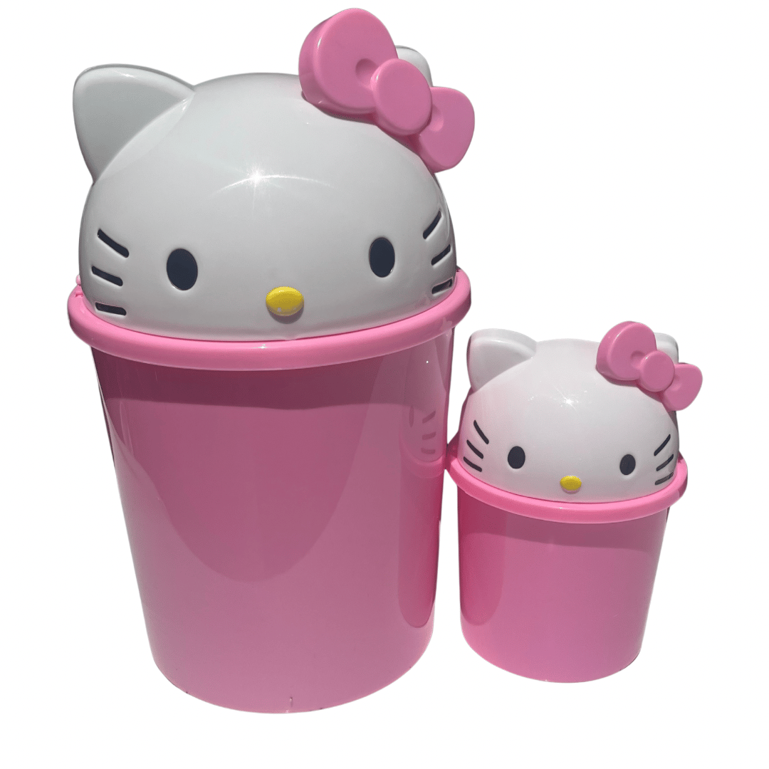 Hello Kitty Trash Can- 2 sizes | CharmsForNails