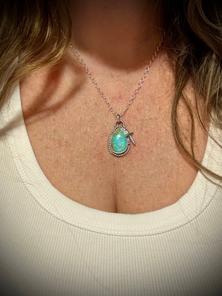 Image of Dainty Mine #8 & Cross Necklace (4) 🩵