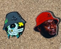 SMACK/GRIMLABZ COLLAB PIN 2.0 GREEN plus CRYING JORDAN PIN