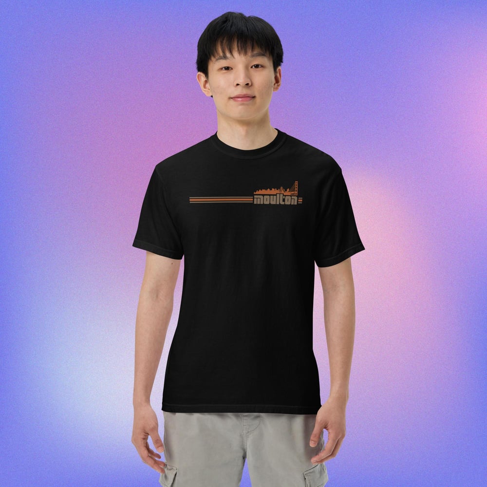 Souvenir SF Stripe Unisex garment-dyed heavyweight t-shirt