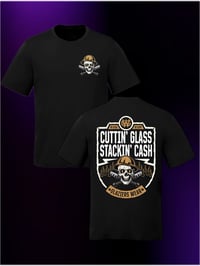 Cuttin glass Stackin cash 