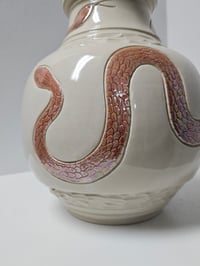 Image 2 of Vase 10 - Iridescent snakes