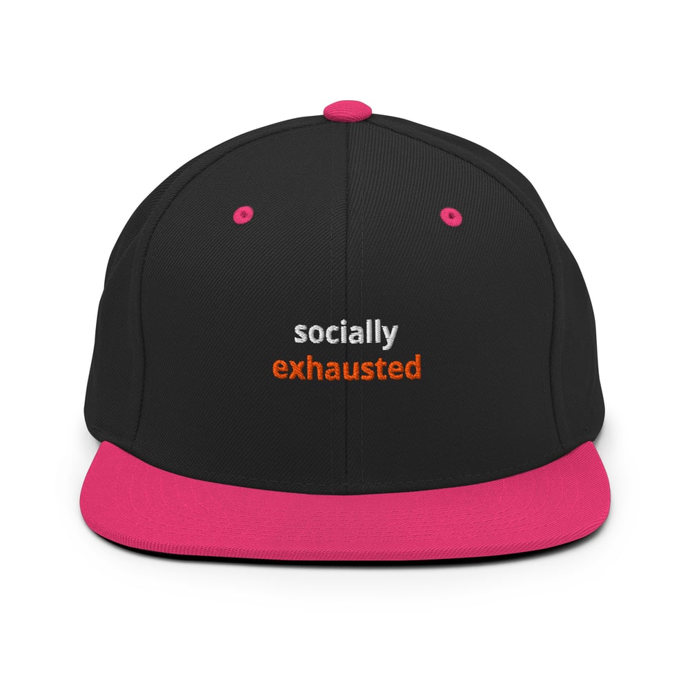 Image of Socially Exhausted Snapback - Classic