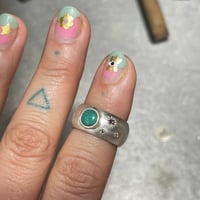 Image 2 of Bubble turquoise ring