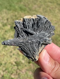 Image 9 of Black Kyanite Fan Specimen #1975