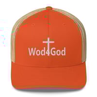 Image 9 of Wod4God Mesh Trucker Cap