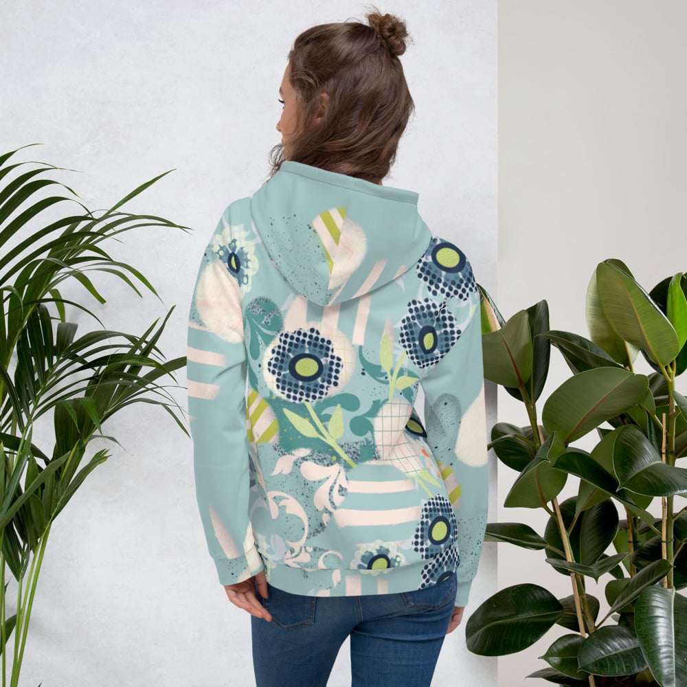 Image of Retro Balls flowers Unisex Hoodie