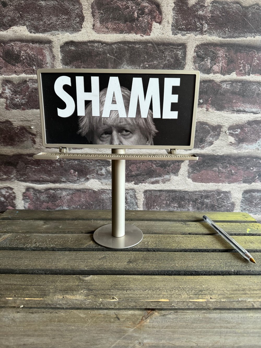 Image of BORIS SHAME MINI BILLBOARD