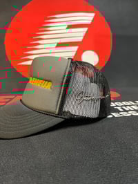 Image 3 of Black & Gray “ENTRAPRENEUR” Trucker Hat – The World Is Yours