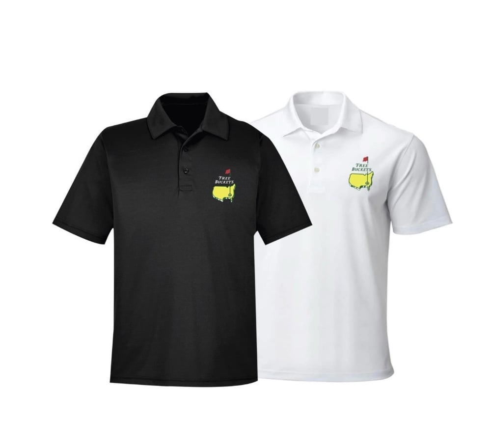 Image of Two pack (2) “Tee Time⛳️” & “Pure White🏌️” Short Sleeve Polo