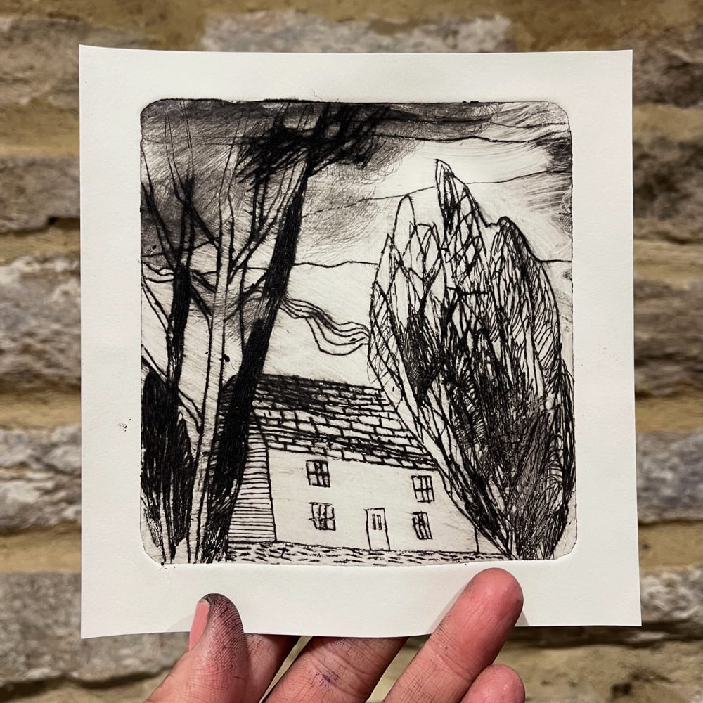 ‘Before the Storm’ Original Drypoint Etching