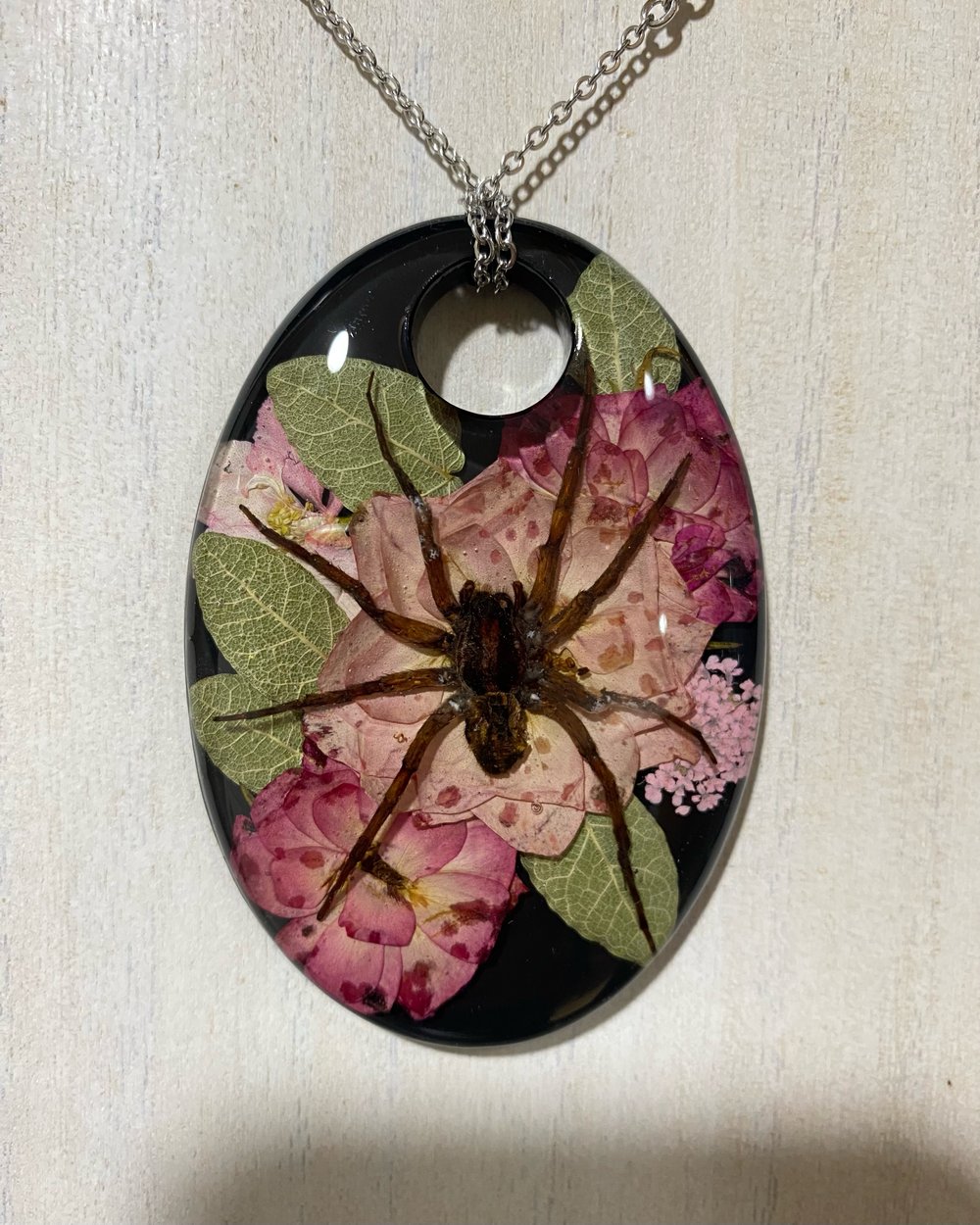 Floral Wolfspider Pendant 