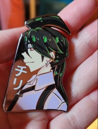 Rika enamel pin