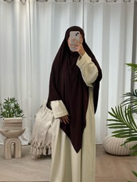 Image 2 of brown jersey khimār