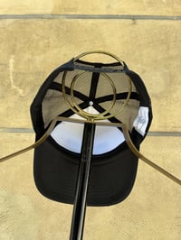Image 2 of MOCO TRUCKER HAT BLACK WHITE 