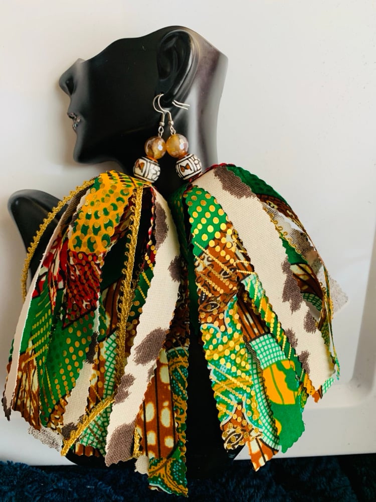 Image of Safari Tassel Earrings 