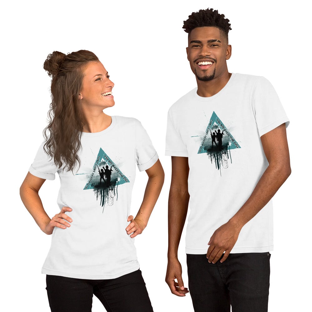 Image of Officially licensed leave me behind Sanity ends Unisex t-shirt