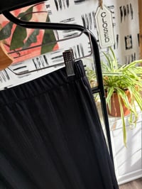 Image 2 of Black skirt high slit/ cover up