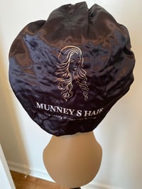 Image 1 of Munneys hair silk bonnet 