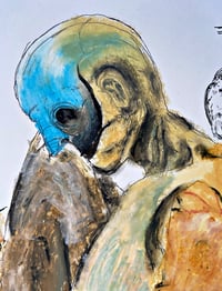 Image 2 of 14x17in. “Endless Rounds” Drawing