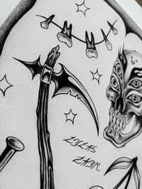 Image 5 of Mortal Flash Sheet (black and grey)