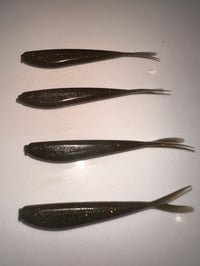 Dark Green Pumkin Minnow 7 pcs