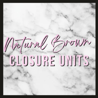 Image 1 of Natural Brown Closure Wigs 