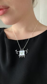 Image 4 of Pendentif siamois / Pièce unique