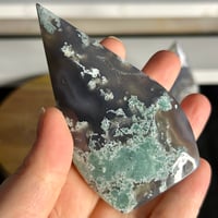 Image 7 of Moss Agate Flames ($12)