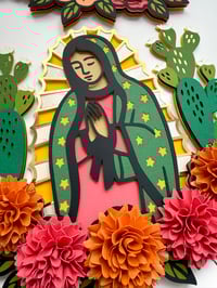 Image 3 of Virgen de Guadalupe with Cactus SVG / ARCHIVO DIGITAL 