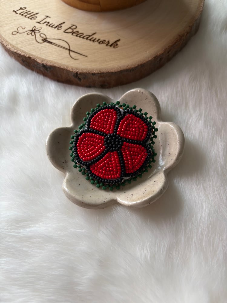 Image of Beaded Poppy