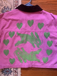 Image 5 of "Make Haste" - Magenta Printed Jacket