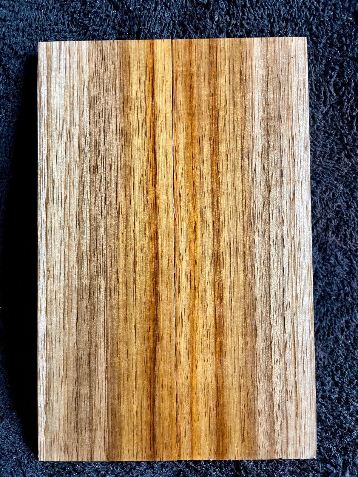 Two Toned Kiaat Wood Knife Scales KT01 Wood By Mohler