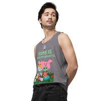 Image 1 of Home is Where the Heart is: Men’s premium tank top