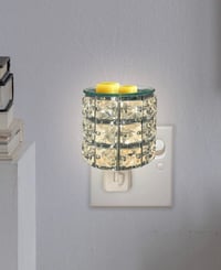 Image 3 of Electric Wall Plug-in Wax Warmer (Silver)