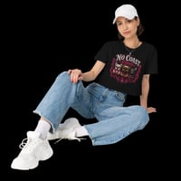 Women’s crop top no coast dogs logo