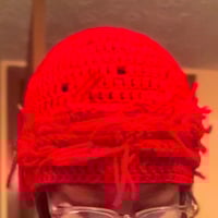 Image 4 of Tie Back Cap w/ Fringe 