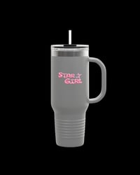 Gray “StarGirl” 40oz Insulated Tumbler